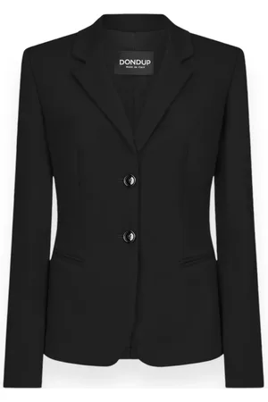 Dondup Dames, Jassen, Zwart, Maat: S Viscose