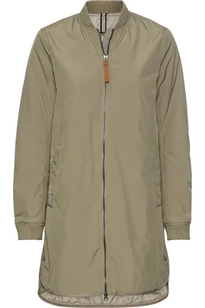 Camel Active Dames, Mantels, Groen, Maat: XL Poliester