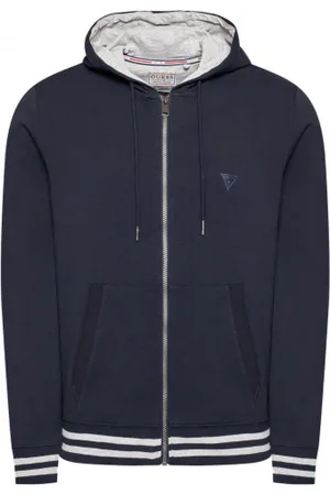 Guess Heren, Sweatshirts & Hoodies, Blauw, Maat: M Katoen