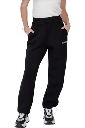 Guess Dames, Broeken, Zwart, Maat: S Viscose