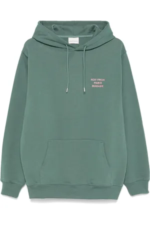 Drôle de Monsieur Heren, Sweatshirts & Hoodies, Groen, Maat: S Katoen