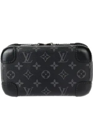 LOUIS VUITTON Unisex, Pre-owned, Zwart, Maat: ONE Size Leer