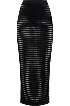 Elisabetta Franchi Dames, Rokken, Zwart, Maat: M Viscose