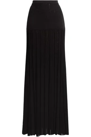 Roberto Cavalli Dames, Rokken, Zwart, Maat: M Wol