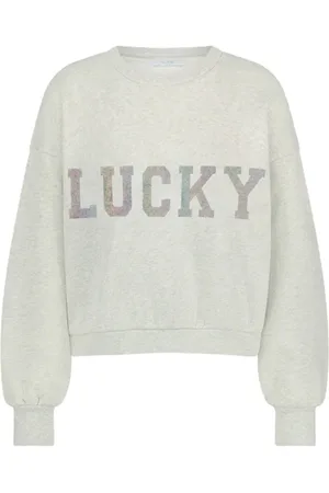 BY-BAR Dames, Sweatshirts & Hoodies, Grijs, Maat: XL Katoen