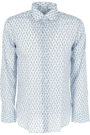 Etro Heren, Overhemden, Blauw, Maat: L Katoen