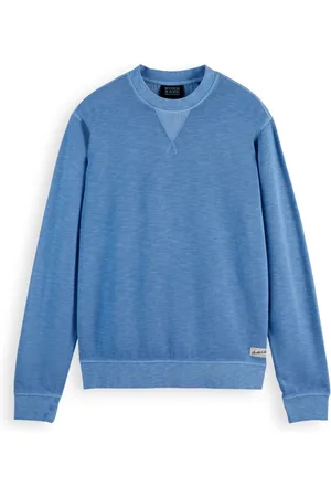 Scotch&Soda Heren, Sweatshirts & Hoodies, Blauw, Maat: L