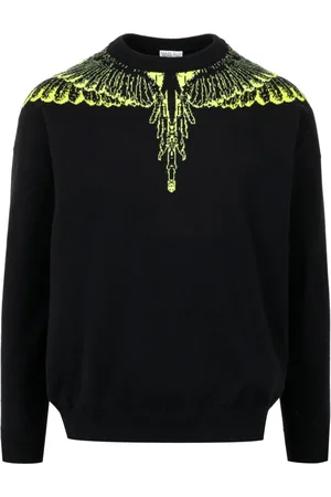 MARCELO BURLON Heren, Sweatshirts & Hoodies, Zwart, Maat: M Katoen