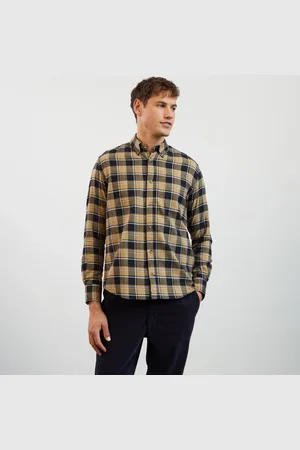 Eden Park Heren, Overhemden, Blauw, Maat: L Flanel