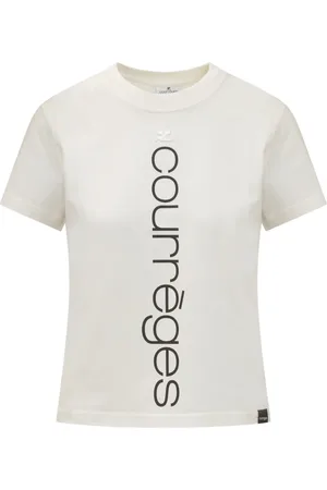 Courrèges Dames, Tops, Wit, Maat: L Katoen