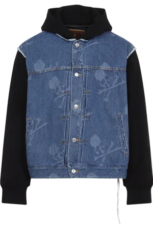 MASTERMIND Heren, Jassen, Blauw, Maat: L Katoen