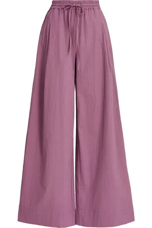 Essentiel Antwerp Dames, Broeken, Paars, Maat: XS