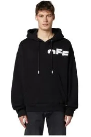 OFF-WHITE Heren, Sweatshirts & Hoodies, Zwart, Maat: XL