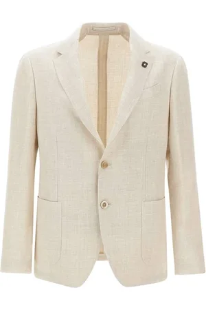 LARDINI Heren, Jassen, , Maat: 2XL Linnen
