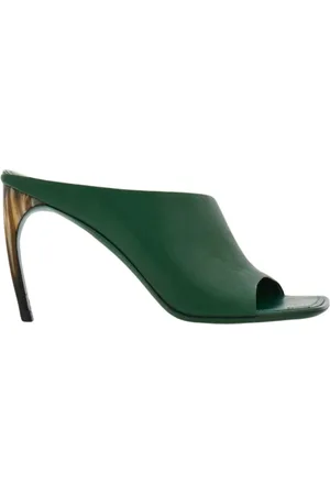 Salvatore Ferragamo Dames, Schoenen, Groen, Maat: 35 1/2 EU Leer