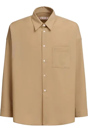 Marni Heren, Overhemden, , Maat: 2XL Wol