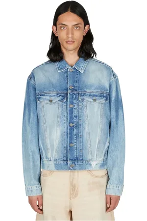 Guess Heren, Jassen, Blauw, Maat: L Denim