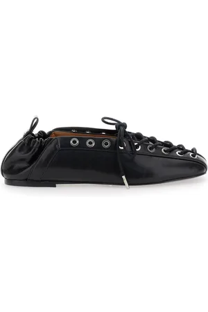 Ganni Dames, Schoenen, Zwart, Maat: 39 EU Leer