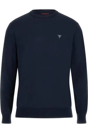 Guess Heren, Sweatshirts & Hoodies, Blauw, Maat: L Viscose