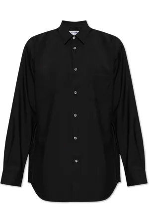 Comme des Garçons Heren, Overhemden, Zwart, Maat: S Katoen