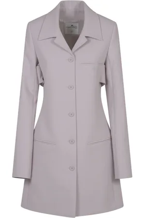 Courrèges Dames, Mantels, Roze, Maat: S Wol