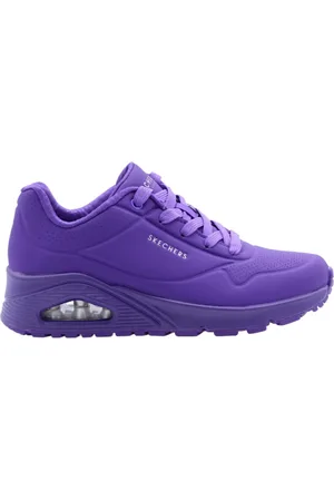 Skechers Dames, Schoenen, Paars, Maat: 37 EU Leer