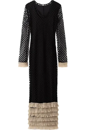 By Malene Birger Dames, Jurken, Zwart, Maat: M Katoen