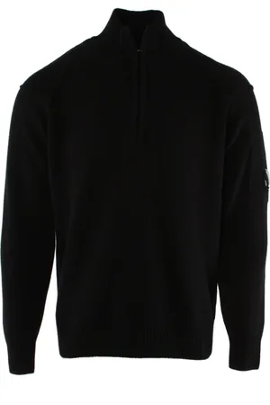 C.P. Company Heren, Truien, Zwart, Maat: XL Wol