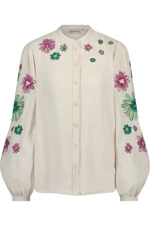 Fabienne Chapot Dames, Blouses & Shirts, Wit, Maat: L Viscose