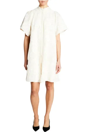 Bruuns Bazaar Dames, Jurken, Wit, Maat: 2XL Katoen