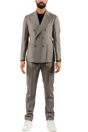 TAGLIATORE Heren, Pakken, Bruin, Maat: XL Wol