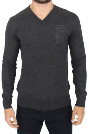 ERMANNO SCERVINO Heren, Truien, Grijs, Maat: S Wol