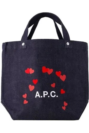A.P.C. Dames, Tassen, Blauw, Maat: ONE Size Katoen