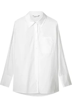 Summum Woman Dames, Blouses & Shirts, Wit, Maat: M Katoen