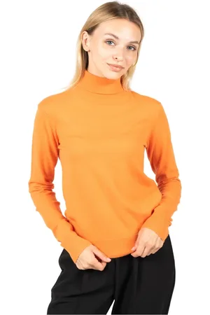 Silvian Heach Dames, Truien, Oranje, Maat: XL Nylon