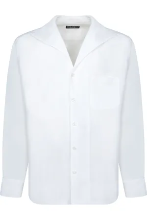 Dolce & Gabbana Heren, Overhemden, Wit, Maat: M Katoen
