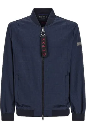 Guess Heren, Jassen, Blauw, Maat: XS Spandex