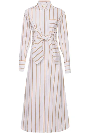 Sportmax Dames, Jurken, Oranje, Maat: S Poliester