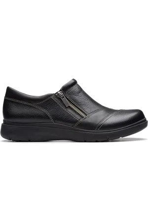 Clarks Dames, Schoenen, Zwart, Maat: 41 EU Leer