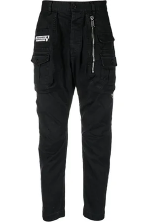 Dsquared2 Heren, Broeken, Zwart, Maat: XS Katoen
