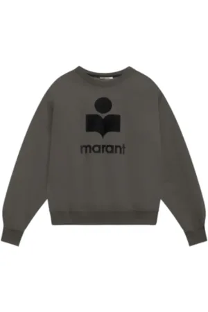 Isabel Marant Heren, Sweatshirts & Hoodies, Grijs, Maat: L Katoen