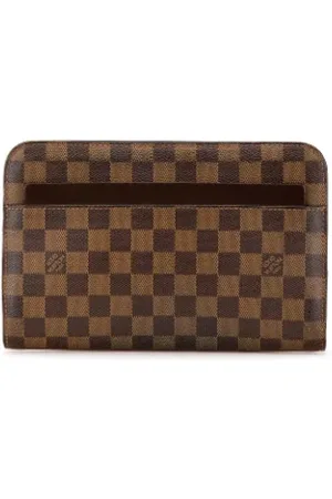 LOUIS VUITTON Dames, Pre-owned, Bruin, Maat: ONE Size Zijde