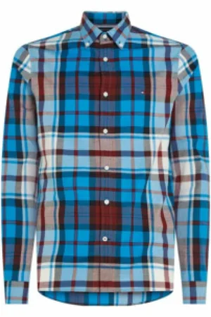 Tommy Hilfiger Heren, Overhemden, Veelkleurig, Maat: L