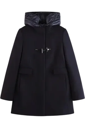 FAY Dames, Mantels, Blauw, Maat: 2XL Wol