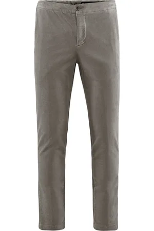 Bomboogie Heren, Broeken, Grijs, Maat: W30 Velours