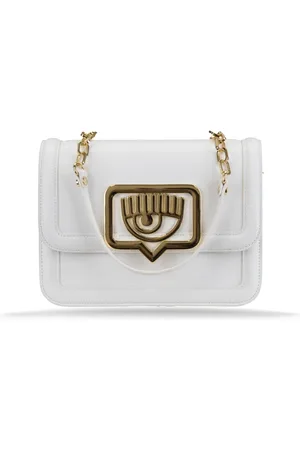 Chiara Ferragni Dames, Tassen, Wit, Maat: ONE Size Leer