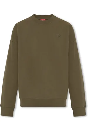Diesel Heren, Sweatshirts & Hoodies, Groen, Maat: S Katoen