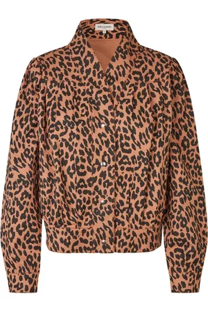 Lollys Laundry Dames, Jassen, Bruin, Maat: L Katoen