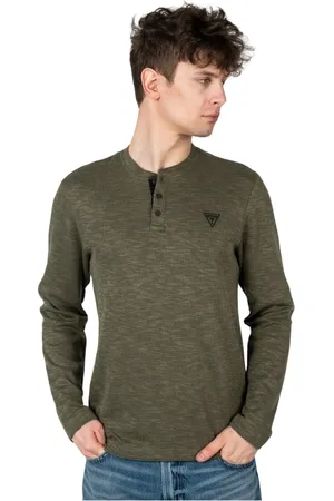 Guess Heren, Tops, Groen, Maat: S Katoen