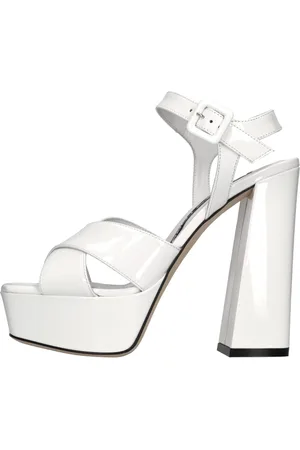 Sergio Rossi Dames, Schoenen, Wit, Maat: 38 1/2 EU Leer